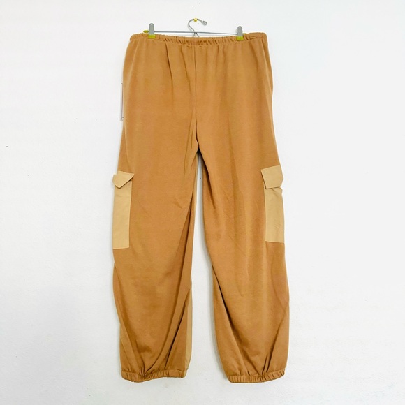 LOS ANGELES SIXTY-SIX Color Block Drawstring Legged Cargo Jogger Pants Size XL - Picture 7 of 12